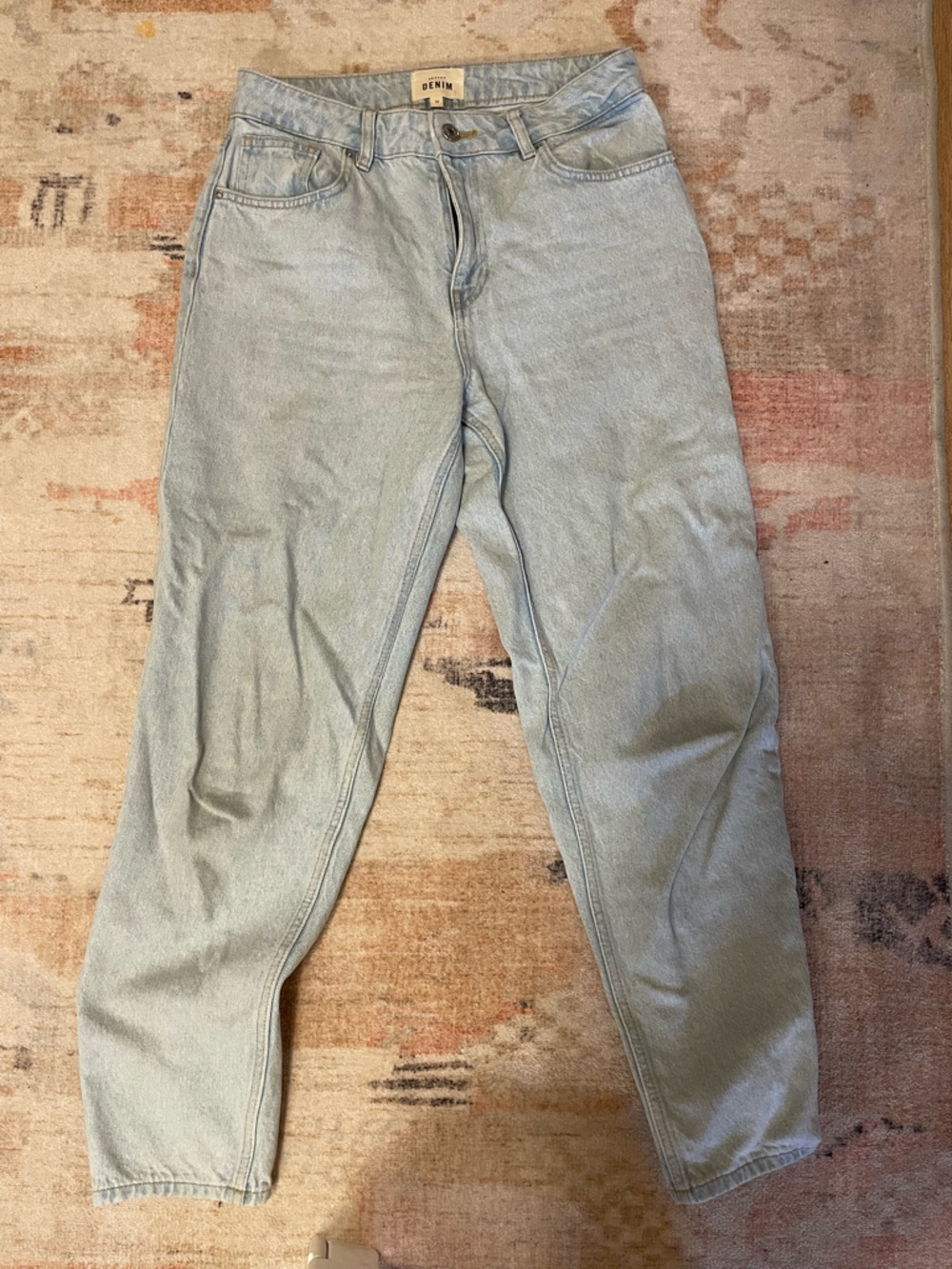 Sezane Le Mum Trousers Snow Blue - Size 6
